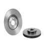 Brembo KT00662 Brembo ceramic brake pad and UV coated vented  brake disc kit