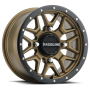 Raceline A94BZ Krank 14x7in / 4x156 BP / 10mm Offset / 132.5mm Bore - Bronze & Black Lip Wheel
