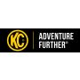 KC HiLiTES 17in. x 60in. Banner - Black w/Yellow