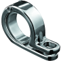 Kuryakyn 4017 P-Clamp 1-1/2in - 1-5/8in P-Clamp Chrome