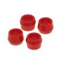 Prothane Universal Shock Bushings - Small Hourglass - 3/4 ID - Red