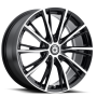Konig Impression 18x8 5x120 ET35 Gloss Black w/ Machined Face