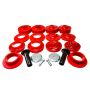 Energy Suspension 2.6116R 18+ Jeep Wrangler JL Red Rock-Flex 2in Adjustable Coil Spacer Set