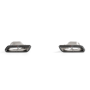Akrapovic TP-CT/46/G Tail pipe set (Carbon) - High Gloss