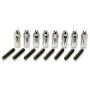 Moroso 68561 Chevrolet Small Block (w/1/2in-20 Hold Downs) Valve Cover Acorn Nuts - Chrome - Set of 8