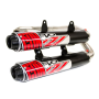 Big Gun 12-7853 11-14 Polaris RZR XP 900/RZR XP 4 900 EVO U Series Dual Full Syst Exhaust