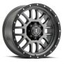 ICON 1220908150GM Alpha 20x9 8x170 0mm Offset 5in BS 125.2mm Bore Gun Metal Wheel