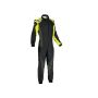 OMP RACING, INC. OMPIA0-1864-A01-178-56 TECNICA HYBRID OVERALL F IA 8856-2018 BLACK / FLU