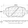Stoptech 309.09080 Performance 06 Lexus GS / 09-10 IS Front Brake Pads