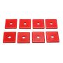 Energy Suspension Pad 2in Sq X 7/16in Id X 1/4in H - Red