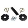 FIVESTAR FIV10001-34033-B Hood Pin Kit  3/8in Alum Black 2-pack