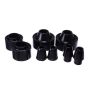 Energy Suspension 07-17 Jeep Wrangler (JK) Black Front & Rear Coil Spring Spacer 1-3/4in Lift Set