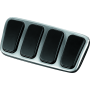 Kuryakyn 8849 Brake Pedal Pad For Honda Chrome