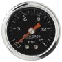 AUTOMETER ATM2172 1-1/2in Pressure Gauge - 0-15psi - Black Face