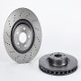 Brembo 09.B744.51 Premium UV Coated Front Brake Rotor