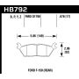 Hawk Performance HB792G.676 Hawk 15-20 Ford F-150 Rear DTC-60 Brake Pads