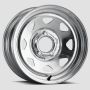 Allied - Pacer 2056012-GAL 15X6 5X4.50 (+00) AWC 28GA Galvanized Spoke (HB 81)