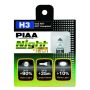 PIAA 10703 PIAA H3 Night Tech Twin Pack Halogen Bulbs