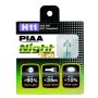 PIAA 10711 PIAA H11 Night Tech Twin Pack Halogen Bulbs