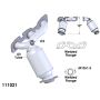 OEM Industries 111021 EXHAUST MANIFOLD WITH INTEGRATED CATALYTIC CONVERTER