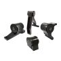 Torque Solution 4pc Engine Mount Kit: Mitsubishi Lancer/Ralliart/Evolution X 2008-15