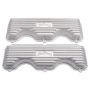 EDELBROCK EDE41409 Valve Cover Kit Classic Finned Chevy 348-409