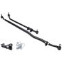 RockJock RJ-442100-101 JL/JT Currectlync Steering System Forged Drag Link 42mm Tie Rod Tube w/Stabilizer Brackets