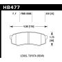 Hawk Performance HB477Y.610 LTS Disc Brake Pad