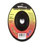 Forney 71875 Grinding Wheel with 5/8-Inch Arbor, Metal Type 27, A30R-BF, 4-Inch-by-1/8-Inch