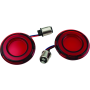 Kuryakyn 2906 Tracer L.E.D. Rear Turn Signal Insert Red Light Red Lens 1157