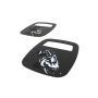 Fishbone Offroad Jeep Wrangler CJ YJ TJ Tail Light Covers - Black Textured Powdercoat