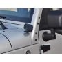 Rampage 2007-2018 Jeep Wrangler(JK) Windshield Hinge Light Bracket - Black