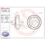 Brembo 14.B578.10 Premium OE Equivalent Brake Drum