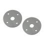 Moroso 39023 Hood Pin Scuff Plates (Use w/Part No 39020) - 2 Pack