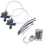 Oracle Lighting 1471-504 ColorSHIFT(tm) Headlight Halo Kit w/DRL Bar - Base Headlights