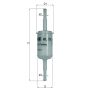 MAHLE KL 15 OF Fuel Filter
