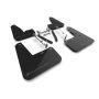 Rally Armor MF89-UR-BLK-DGRY 23-25 Toyota GR Corolla Black UR Mud Flap w/Dark Grey Logo