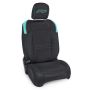 PRP Seats B037-09 PRP Jeep Wrangler JL Front Seat Covers - 2 door- with Pocket Back (Pair) - Black/Teal