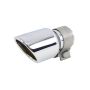 Go Rhino GRT236 Exhaust Tip - Chrome - ID 2in x L 6in x OD 3in