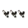 Injector Dynamics 2600.48.14.14.3 2600-XDS - Ski-Doo E-Tec Snowmobile 09-12 14mm (Grey) Adapter Tops (Set of 3)