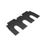 3D MAXpider 2016-2017 Tesla Model X Non-Folding 7-Seats Kagu 2nd Row Floormats - Black