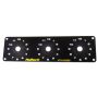 Haltech HT-010508 Triple Switch Panel w/Yellow & Red Knobs