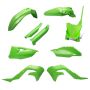 Cycra 1CYC-9325-72 21-23 Kawasaki KX250F Powerflow Body Kit - OEM Green