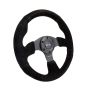 NRG Reinforced Steering Wheel (320mm) Suede w/Black Stitch