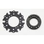Wilwood 270-12634 Hub Kit-Splined Midget Axle Clamp-Dynamic 6 x 5.50 BC w/ T-Nuts (GEN II)