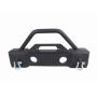 Fishbone Offroad FB22001 07-18 Jeep Wrangler JK Stubby Bumper W/Tube Guard - Black Texured Powdercoated