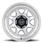 ICON 8117856547SM Nuevo 17 X 8.5 5 X 4.5 0mm Offset 4.75in BS Silver Machined