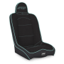 PRP Seats A140110-50-238 PRP Daily Driver High Back Suspension Seat- Black/Teal Tweed