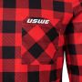 USWE 80951061400103 Flannel Long Sleeve Lightweight Off-Road Jersey Flame Red - XS