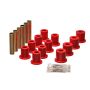 Energy Suspension 4.2119R Fd 4 Wd Frt Sprg Bush Set - Red